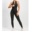 Гладкий комбінізон Leggings Body Crop T-shirt model 56 (NERO) Гладкий комбінізон Leggings Body Crop T-shirt model 56 (NERO)